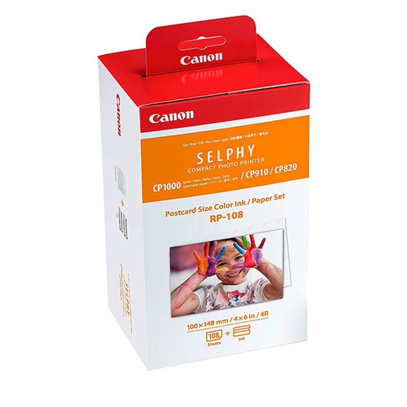 SET TINTA + PAPEL CANON RP-108 (108 FOTOS) 8568B001AA - Imagen 2