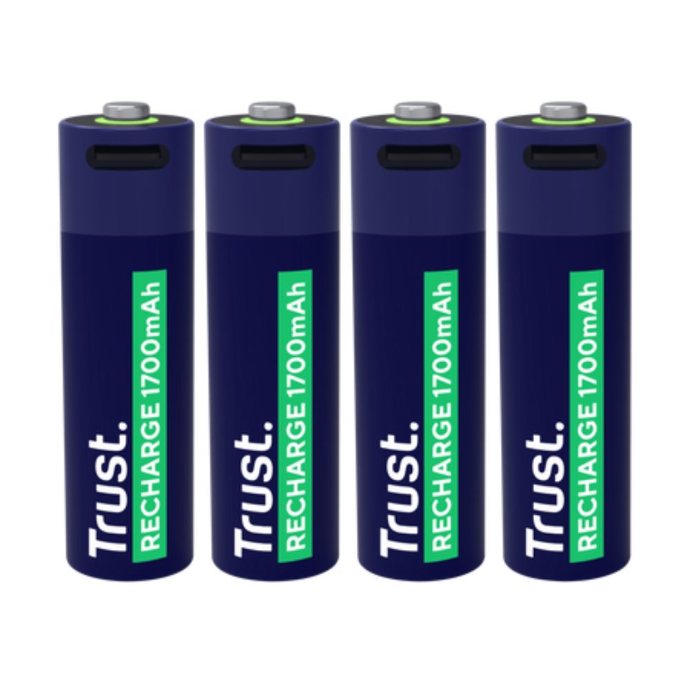 SET DE 4 PILAS AA TRUST RECARGABLES (25631)