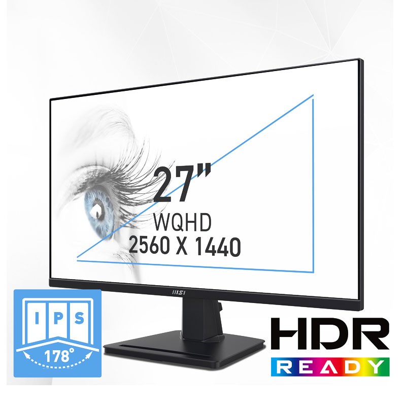 MONITOR MSI 27" / IPS / 100 HZ / 2K / PRO MP275Q - Imagen 2
