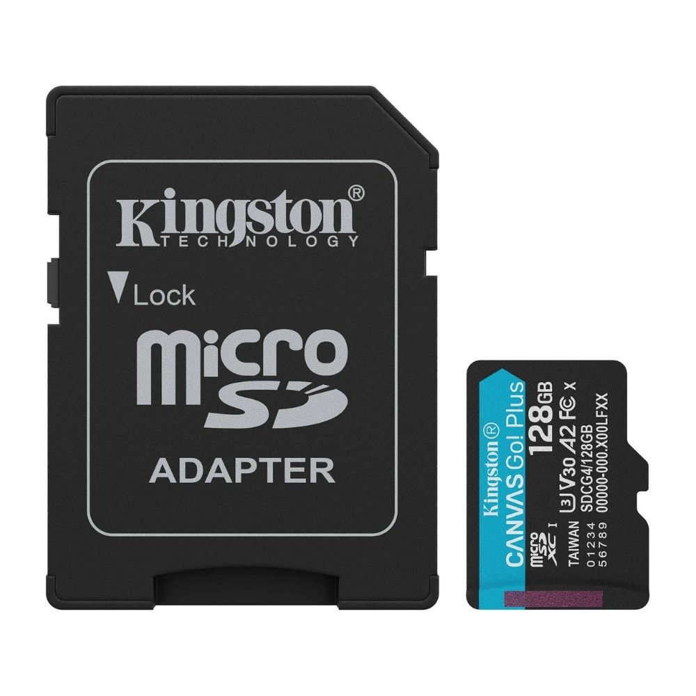 MEMORIA KINGSTON 128GB MICROSD GO PLUS G4 200R V30 SDCG4 128GB - Imagen 2