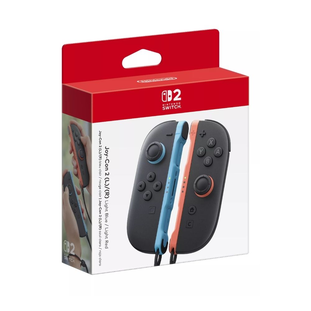 CONTROL PARA NINTENDO SWITCH 2 JOY-CON LIGHT BLUE LIGHT RED