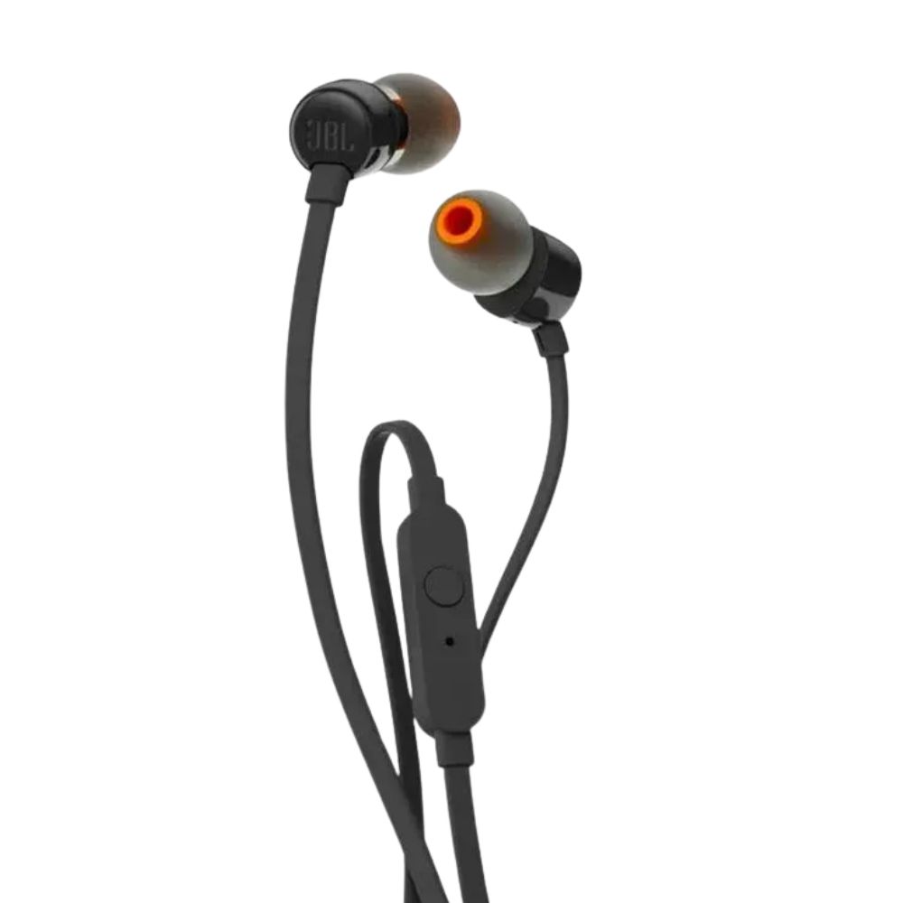 AUDIFONOS JBL T110 CORDED IN EAR BLACK JBLT110BLK
