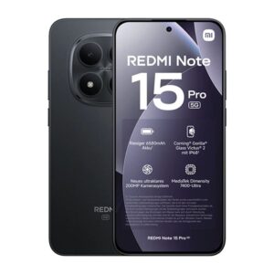 TELEFONO XIAOMI REDMI NOTE 15 PRO 5G 8GB 256GB BLACK