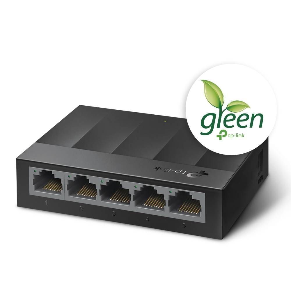 SWITCH TPLINK LS1005G 5 PUERTOS ETHERNET 10 100 1000 - Imagen 2