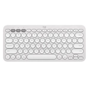 TECLADO  INALAMBRICO PEBBLE KEYS 2 TONAL BLANCO 920-011784