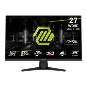 MONITOR MSI GAMING IPS 27"  240Hz 2560x1440 MAG 274QF X24