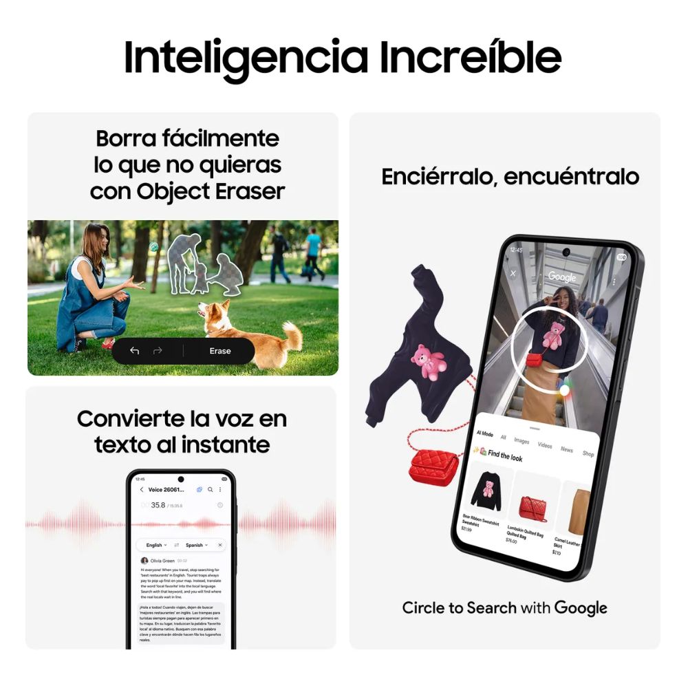 TELEFONO SAMSUNG A27 5G DS 6GB 128GB BLACK SM-A276BZKKGTO - Imagen 5