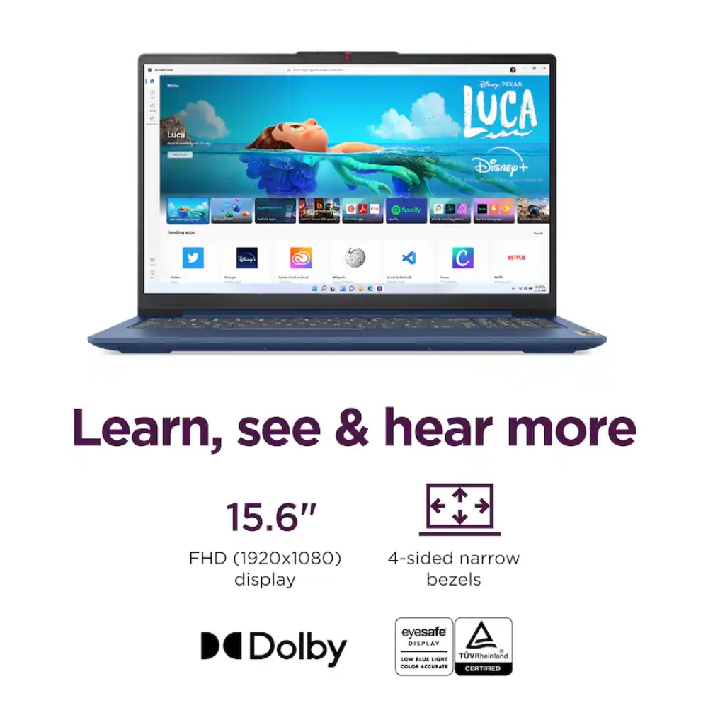 NOTEBOOK LENOVO IDEAPAD SLIM 3 RYZEN 5-40 15,6" 8GB 512GB INGLES W11 82XQ012HUS - Imagen 7