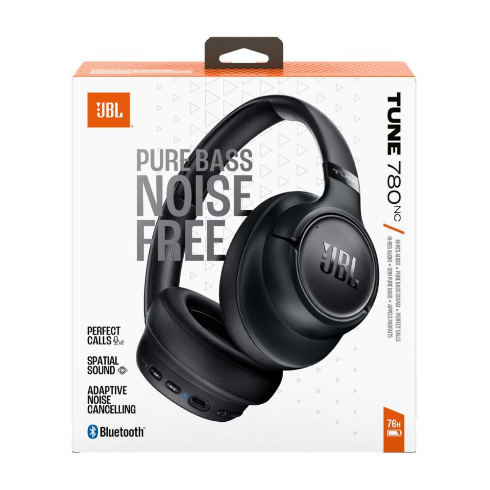 AUDIFONO JBL TUNE 780NC WIRELESS CANCELACION DE RUIDO NEGRO JBL-T780NC-BLKAM - Imagen 8