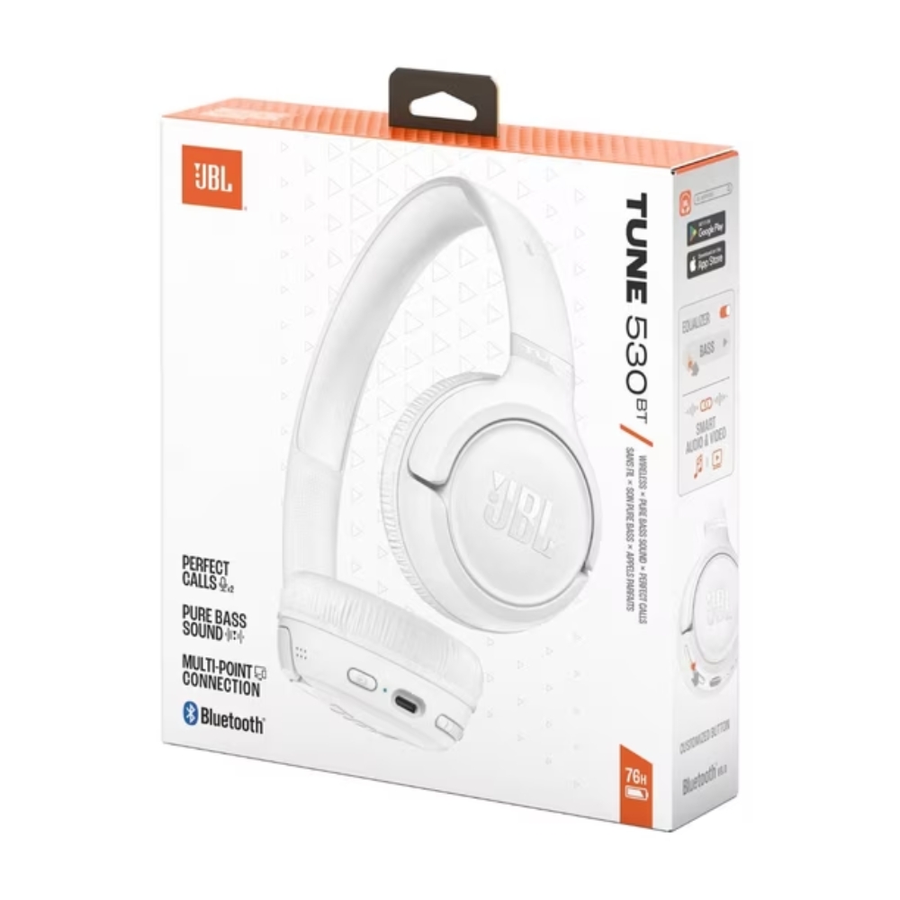 AUDIFONO JBL TUNE T530BT BLUETOOTH BLANCO JBL-T530BT-WHTAM - Imagen 6