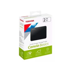 DISCO DURO EXTERNO TOSHIBA CANVIO BASICS 2TB USB 3.0 (HDTB520XK3AAU)