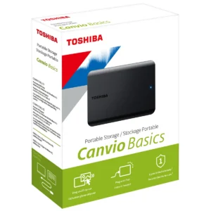 DISCO DURO EXTERNO TOSHIBA CANVIO BASIC 1TB (HDTB510XK3AAU)