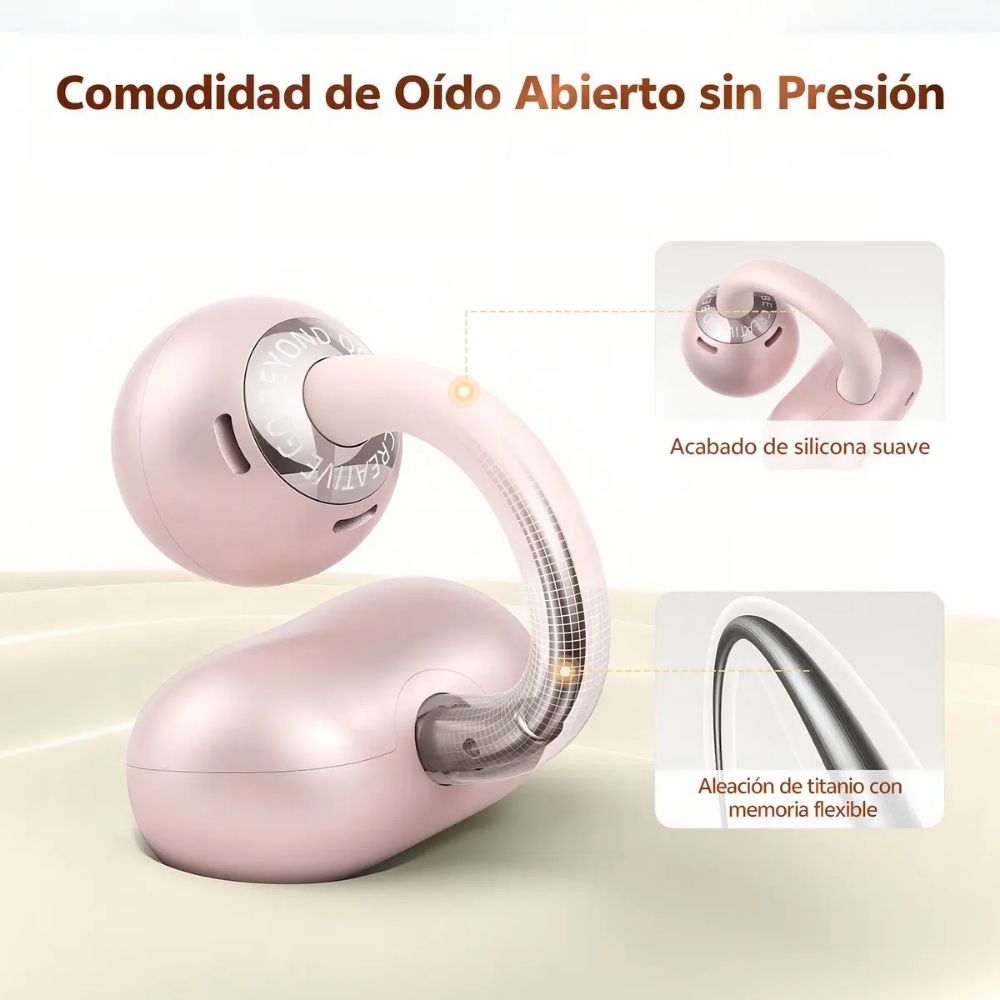 AUDIFONO QCY CROSSKY C50 PINK BH25CT06A - Imagen 5