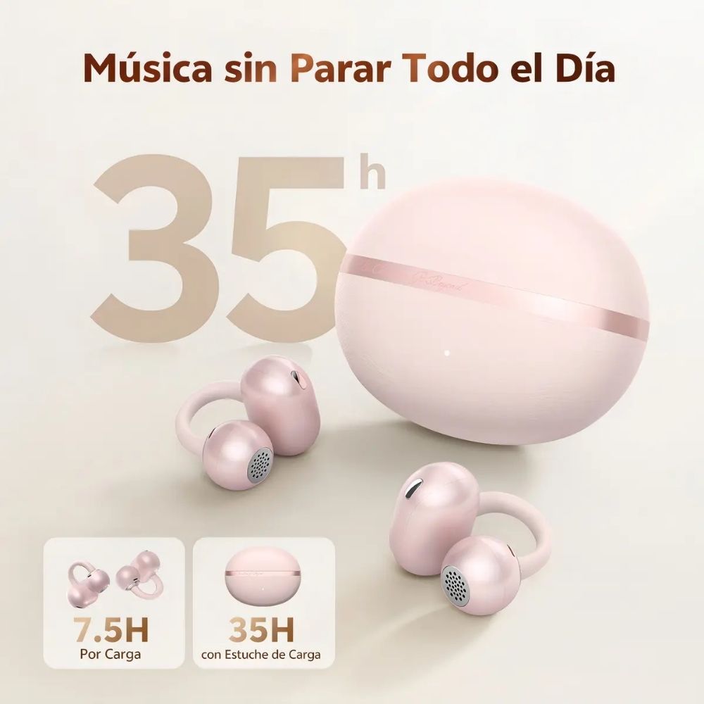 AUDIFONO QCY CROSSKY C50 PINK BH25CT06A - Imagen 7
