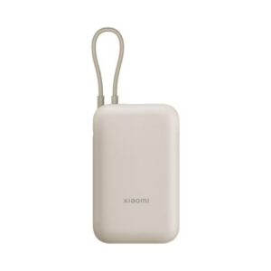 POWER BANK XIAOMI 33W 20000MHA (CABLE USB-C INTEGRADO) PB2030MI TAN