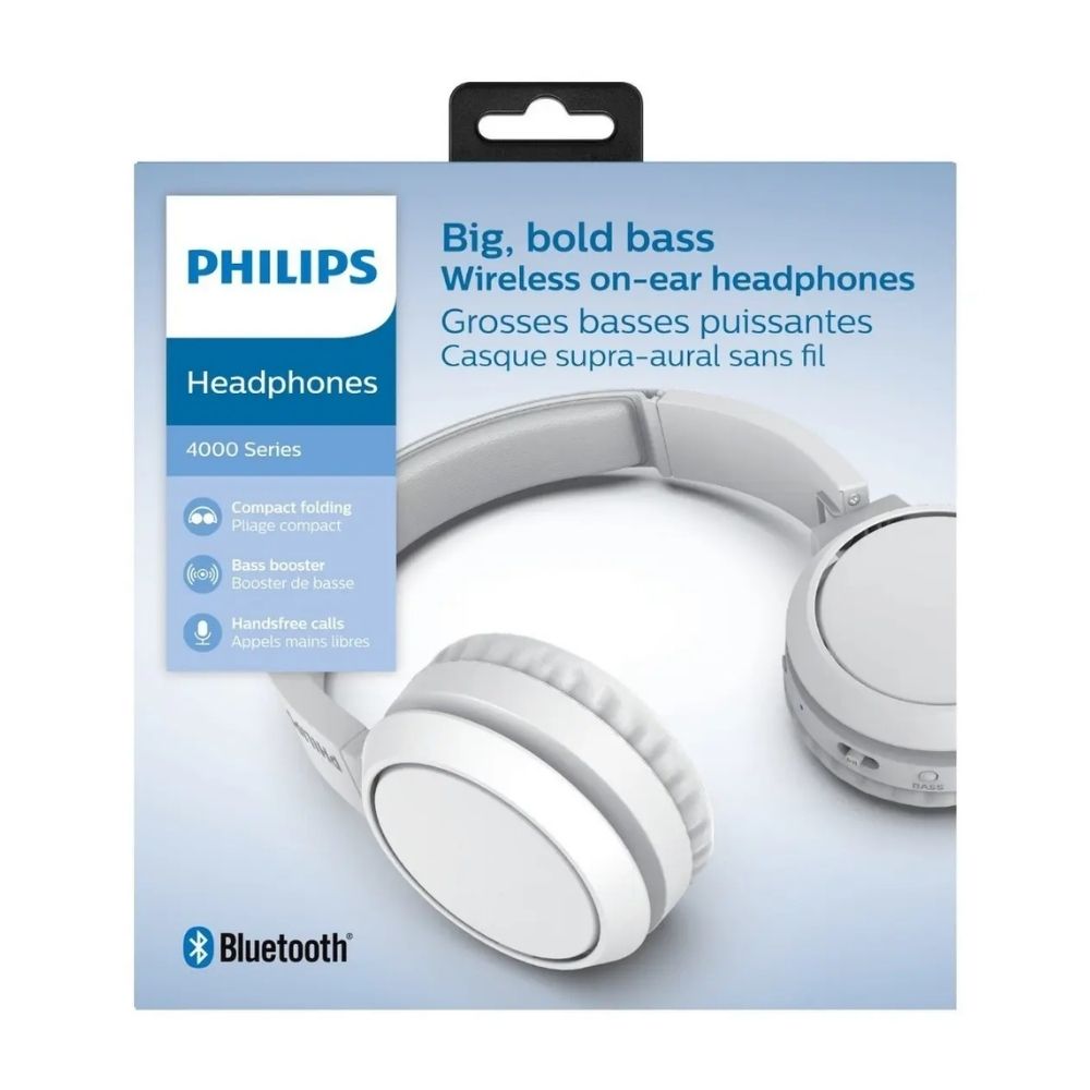 AUDIFONO BLUETOOTH PHILIPS TAH4205WH 00 BLANCO 29H - Imagen 6