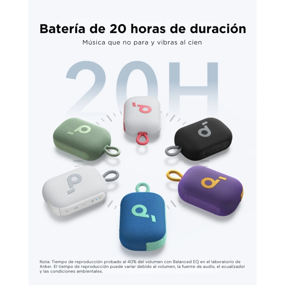PARLANTE SOUNCORE (A31X1161) BLUETOOTH SELECT 4 GO GREEN - Imagen 5