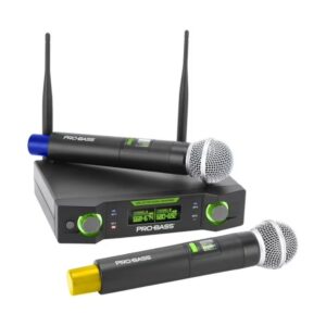 SISTEMA MICROFONO INALAMBRICO PROBASS UF-224