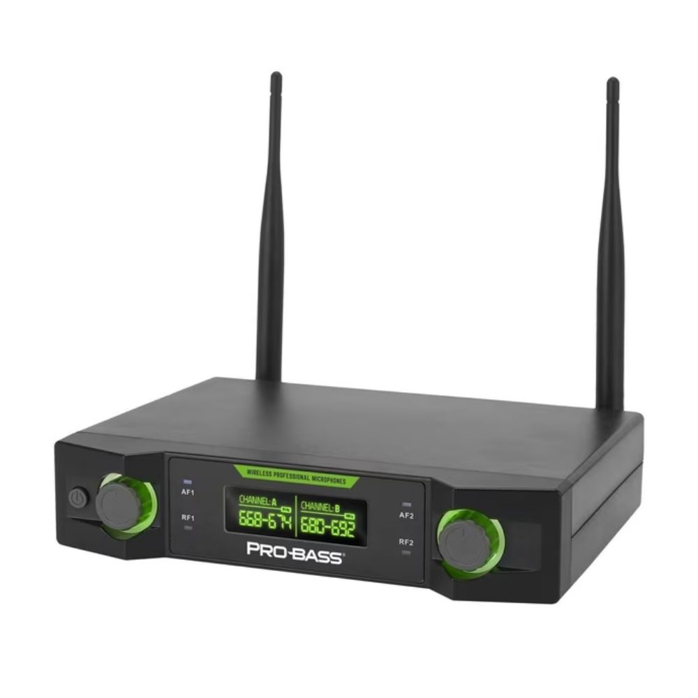 SISTEMA MICROFONO INALAMBRICO PROBASS UF-224 - Imagen 4