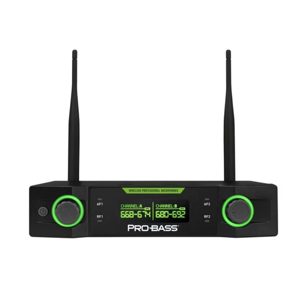 SISTEMA MICROFONO INALAMBRICO PROBASS UF-224 - Imagen 5