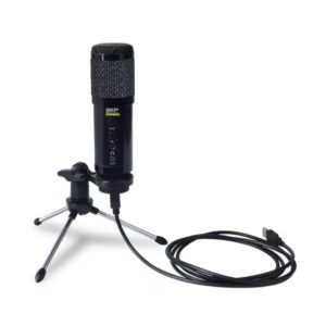 MICROFONO CONDENSADOR SKP PODCAST-400U USB VOCAL